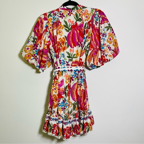 Farm Rio Spring Bananas Belt Mini Dress - Picture 6 of 7